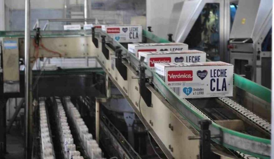 L&aacute;cteos Ver&oacute;nica paraliz&oacute; sus tres plantas por incumplimientos salariales y falta de leche para producir