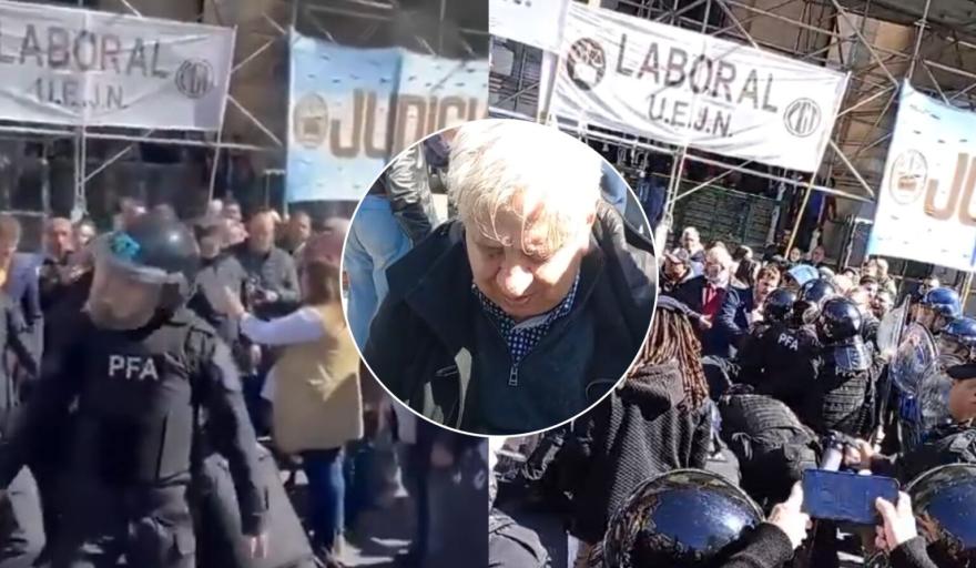 Brutal Represión Contra Trabajadores Judiciales en Manifestación: Decenas de Heridos en el Palacio de Justicia