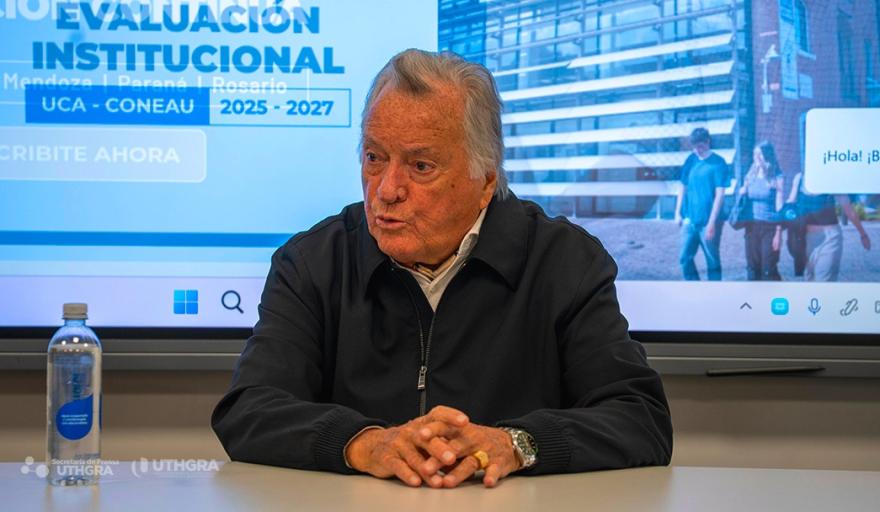Barrionuevo se plant&oacute; ante los j&oacute;venes de la UCA: &ldquo;Los presidentes pasan y yo sigo conduciendo mi organizaci&oacute;n&rdquo;