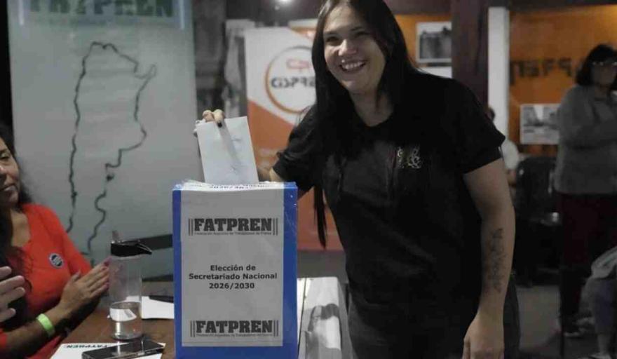 Carla Gaudensi fue reelecta al frente de la FATPREN y llam&oacute; a profundizar la lucha salarial y contra la precarizaci&oacute;n