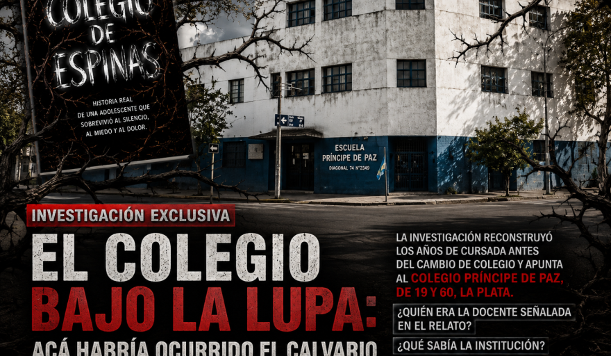 COLEGIO DE ESPINAS: EL ESTABLECIMIENTO QUE DEBER&Aacute; EXPLICAR C&Oacute;MO UNA ALUMNA TERMIN&Oacute; ESCONDI&Eacute;NDOSE PARA SOBREVIVIR AL AULA