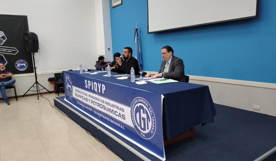 Capacitación sindical: más de 250 delegados del SPIQyP debatieron sobre la Ley de Bases y el Convenio Colectivo