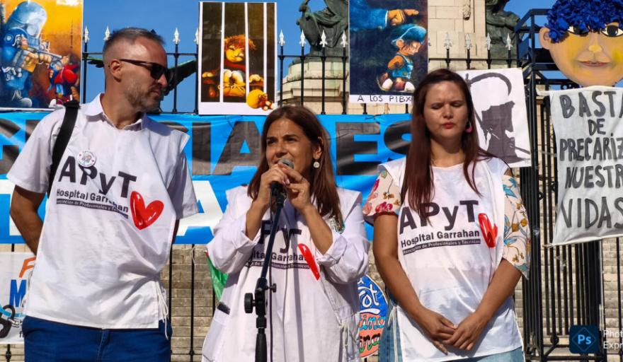 Profesionales del Garrahan denunciaron penalmente a funcionaria de la intervenci&oacute;n y apuntaron contra Adorni