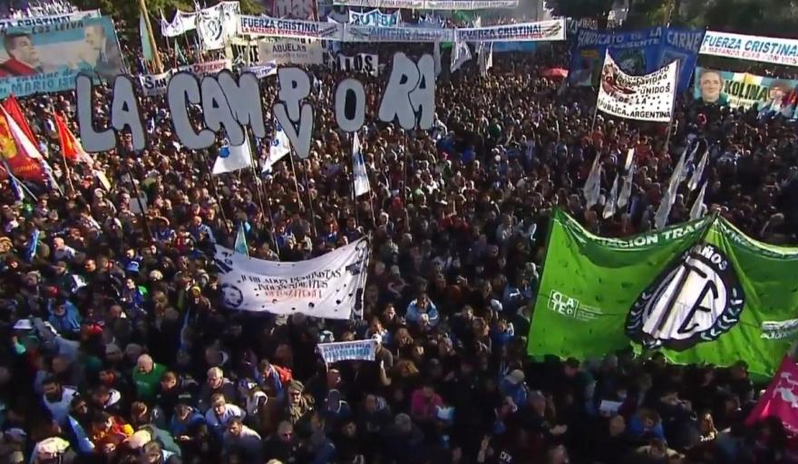 ATE se movilizó a Plaza de Mayo: Aguiar pidió profundizar la lucha contra el gobierno de Milei