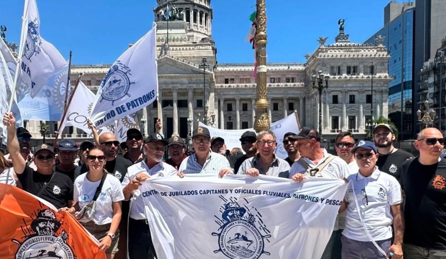Gremios marítimos se movilizan en defensa de la Marina Mercante y en rechazo a la apertura del cabotaje a empresas extranjeras