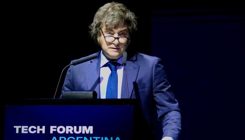 Javier Milei Defiende la Flexibilización Laboral en el Tech Forum Argentina