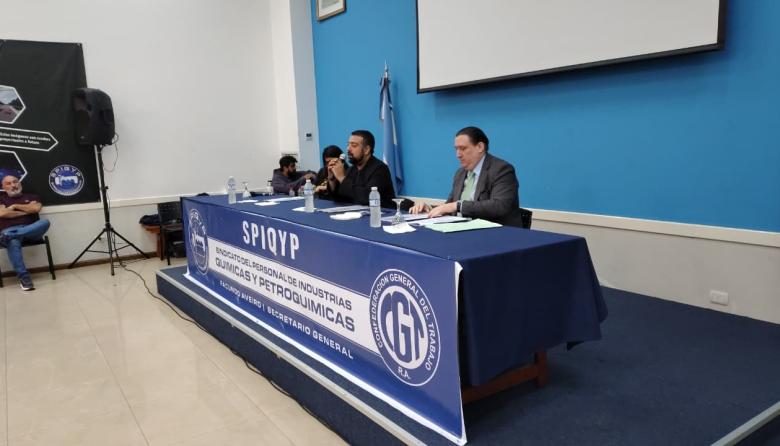 Capacitación sindical: más de 250 delegados del SPIQyP debatieron sobre la Ley de Bases y el Convenio Colectivo