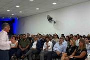 Sebasti&aacute;n Pareja estuvo en La Plata y encabez&oacute; una mesa pol&iacute;tica de La Libertad Avanza