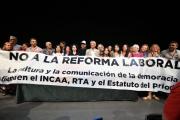 Artistas, periodistas y referentes de la cultura y la comunicaci&oacute;n se sumaron al rechazo a la reforma laboral de Milei