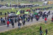 Protestas en la Ruta Nacional 9: Sindicatos Denuncian Despidos Masivos en la Obra Nuclear de Zárate